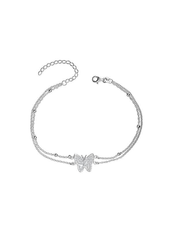 Cable Chain Beach Anklet : AN130093S10HIA18SL