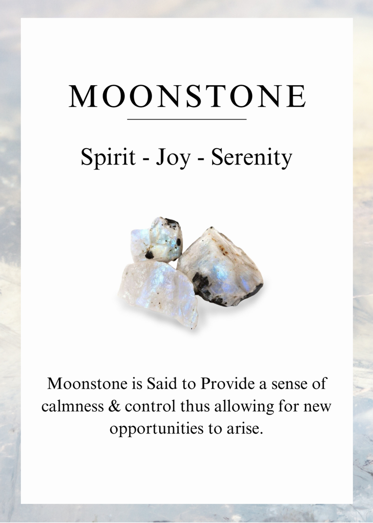 Stone Of New Beginnings - Moonstone Pencil Necklace : AP31284