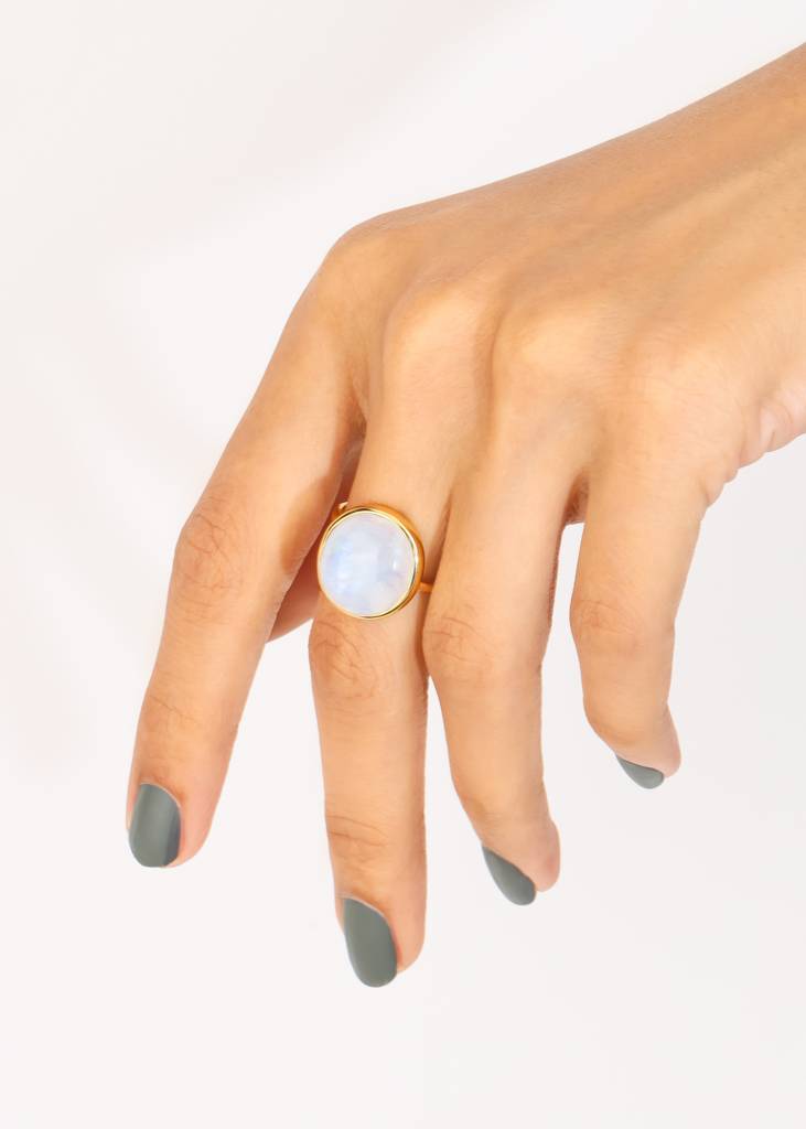 Energy Harmonizer - Moonstone Ring : AR41114