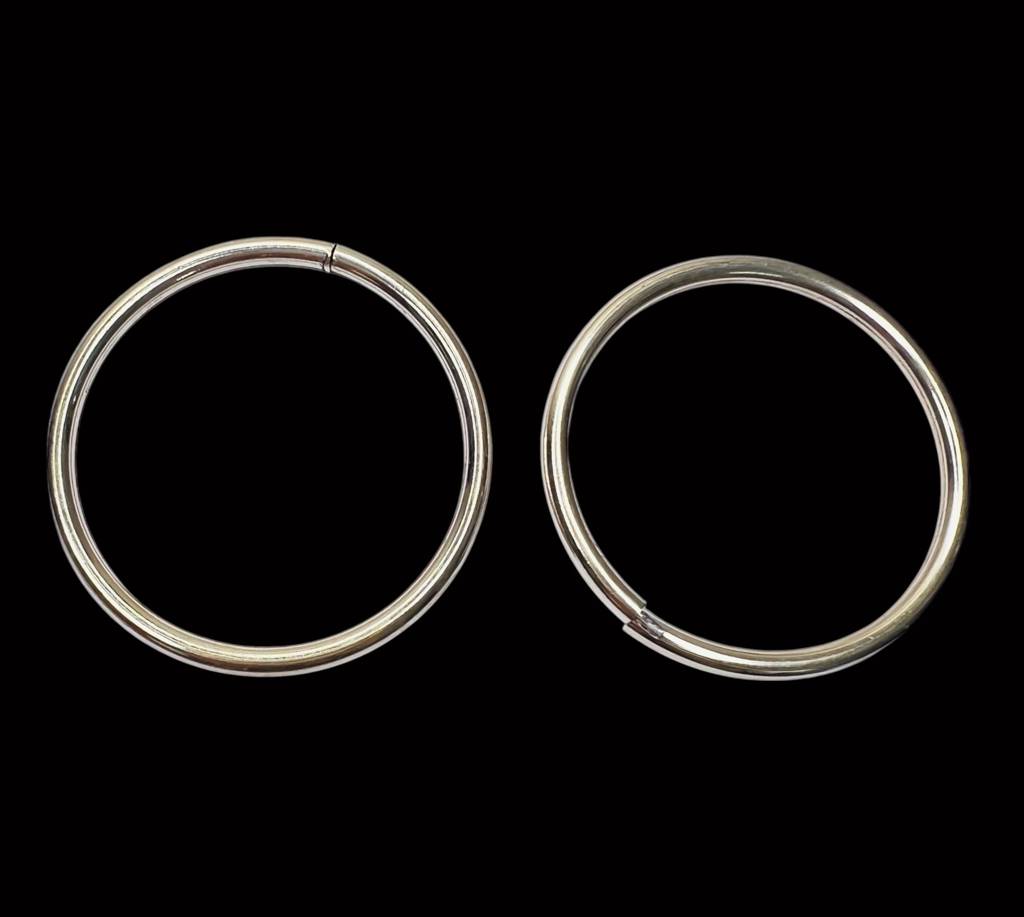 Classic Baby Silver Bangles : ARSBB116