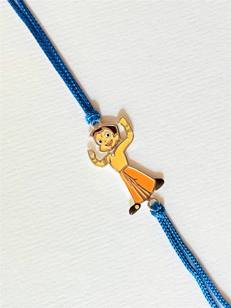 925 Sterling Silver Chhota Bheem Kids Rakhi : ARSRK104