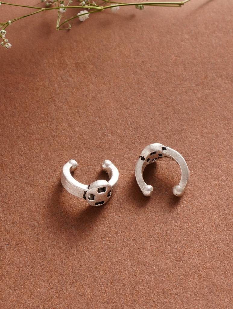 Spotted Dome Pressing Bali Earrings : ARSSE760
