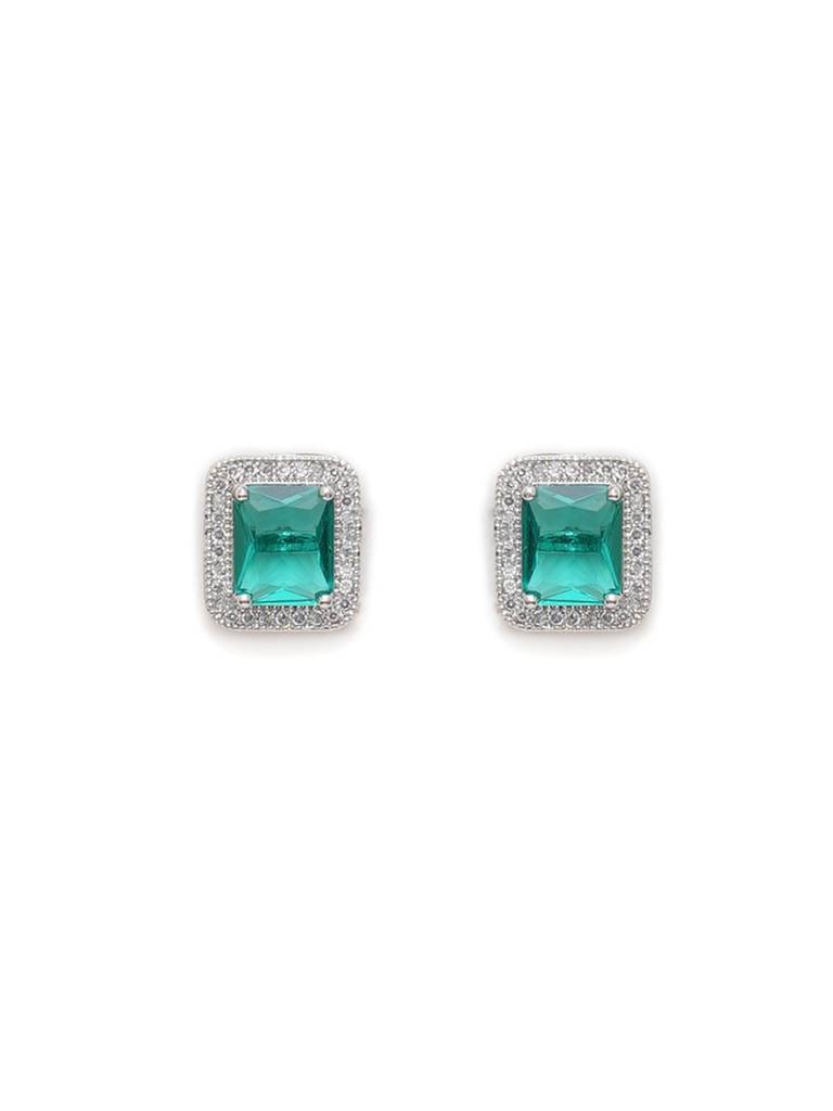 Sea Green Stone Studs : RRAUG23-49