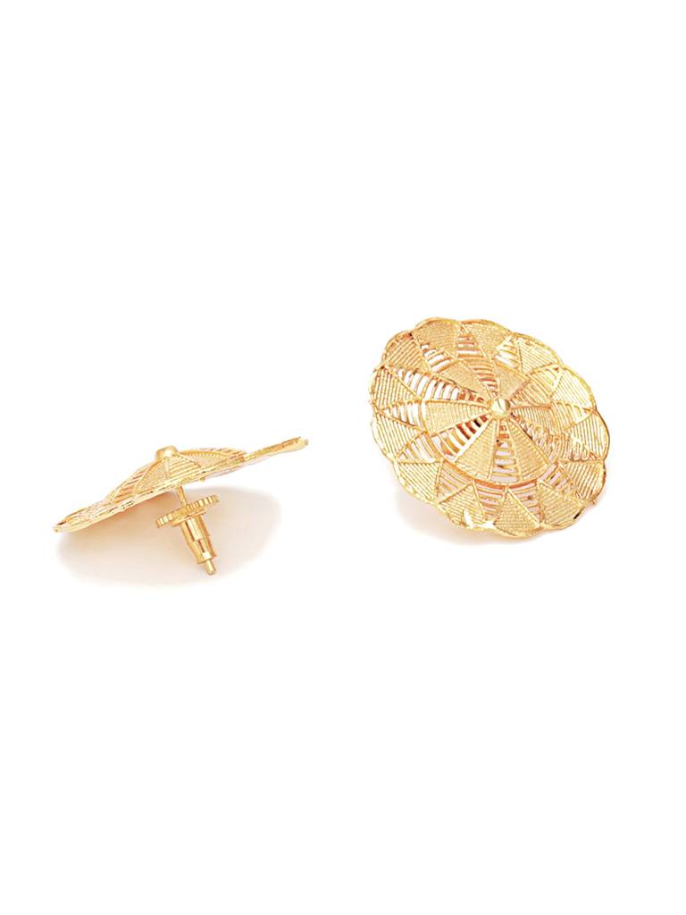Golden Flower Earrings : RRAUG23-21