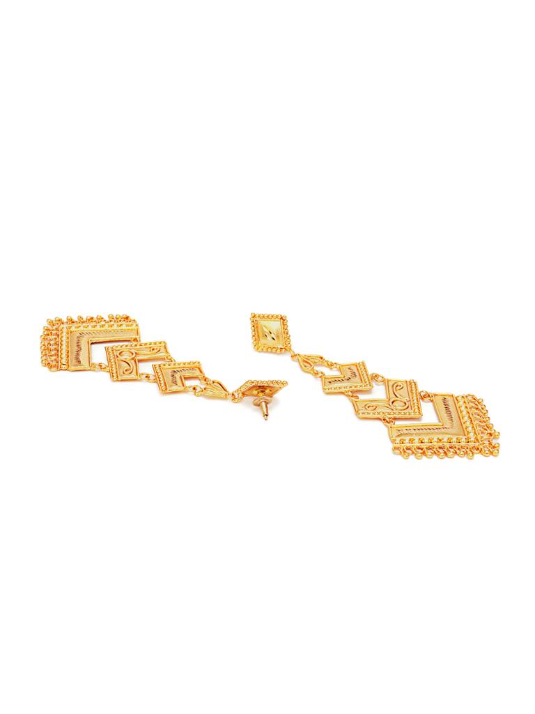 Golden Waterfall Earrings : RRAUG23-27