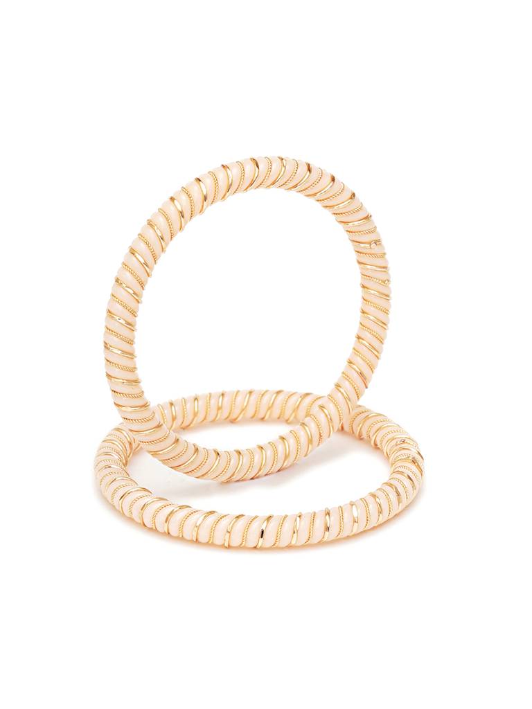 Golden Bangles (1 Year Warranty On Polish) : RRAUG23-79