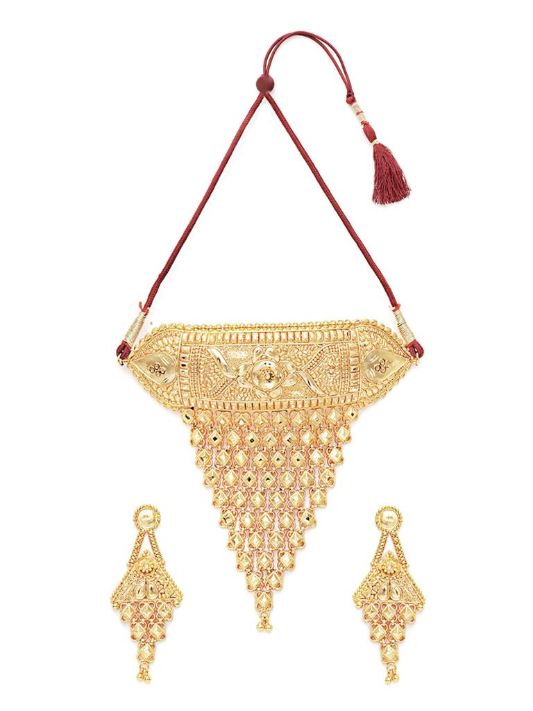 Gold Plating Jewellery Set : RRAUG23-8