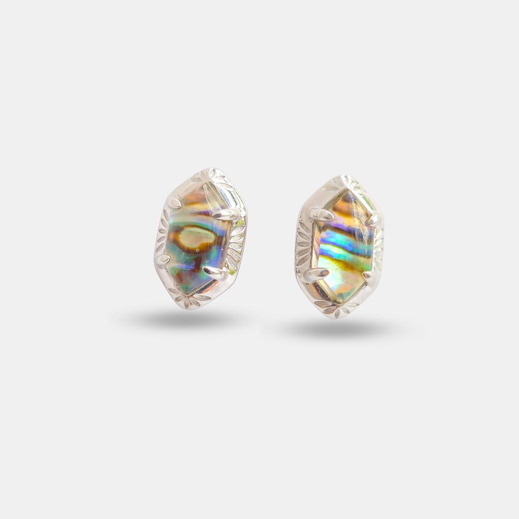 Whispers Of The Aurora Stud Earrings : ER-AURO26-SL-MLT