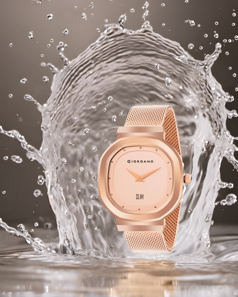 Analog Wrist Watch For Women Stylish Metal Strap With Water Resistant 3 Hand Mechanism For Girls & Ladies To Com : GD-60014-11