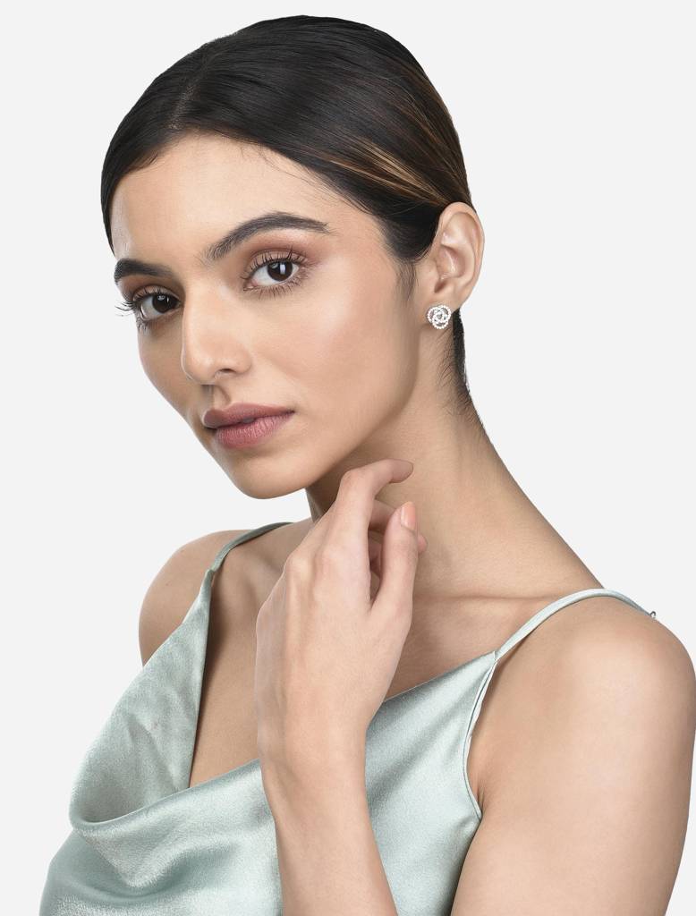 925 Silver Rosetta Earrings