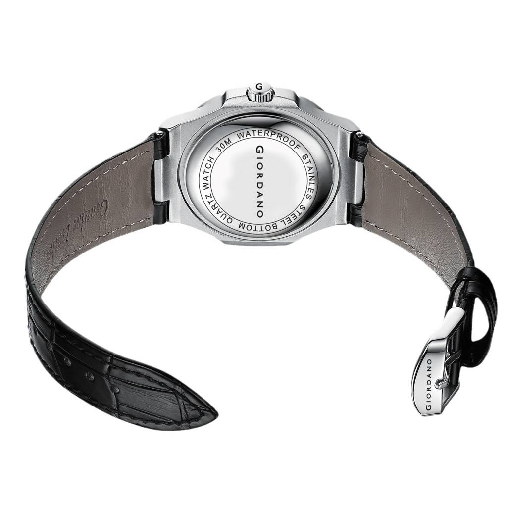 Analog Wrist Watch For Men Stylish Metal Strap With Water Resistant 3 Hand Mechanism For Men And Boys To Complim : GZ-50104-03