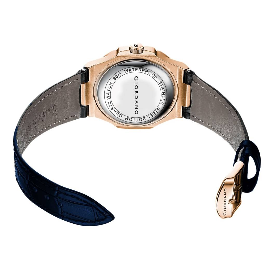 Analog Wrist Watch For Men Stylish Metal Strap With Water Resistant 3 Hand Mechanism For Men And Boys To Complim : GZ-50104-01