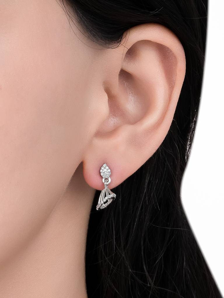 Noor Silver Jhumki : BB-JH-001