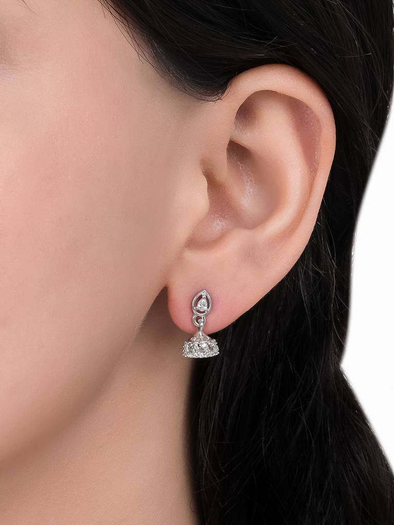 Raat Rani Silver Jhumki : BB-JH-003