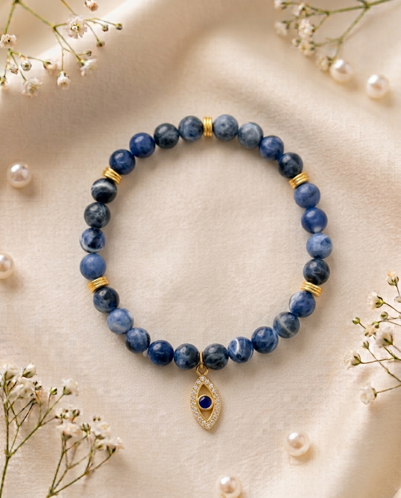 Protection Eye Lapis Lazuli Rakhi : BBR29