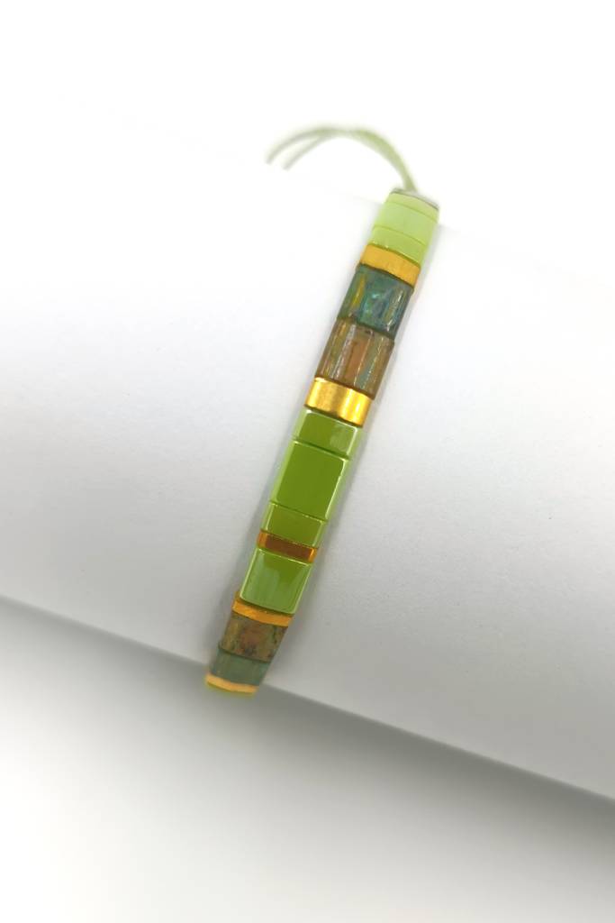 Taheli Tila Bracelet - Green : BRACJJ035-A1