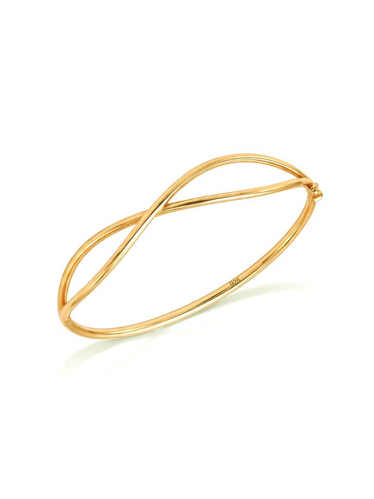 Criss Cross Flash Bangle Bracelet : BG11141951X58MQMFG