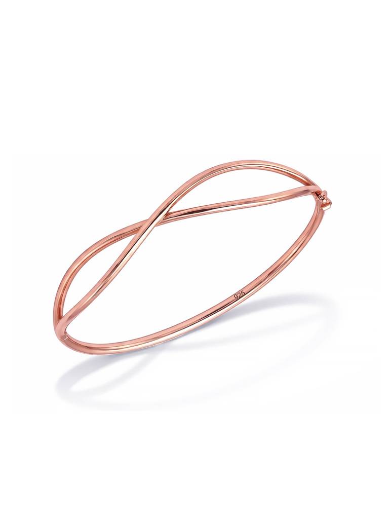 Criss Cross Flash Bangle Bracelet : BG11141951X58MQMRG