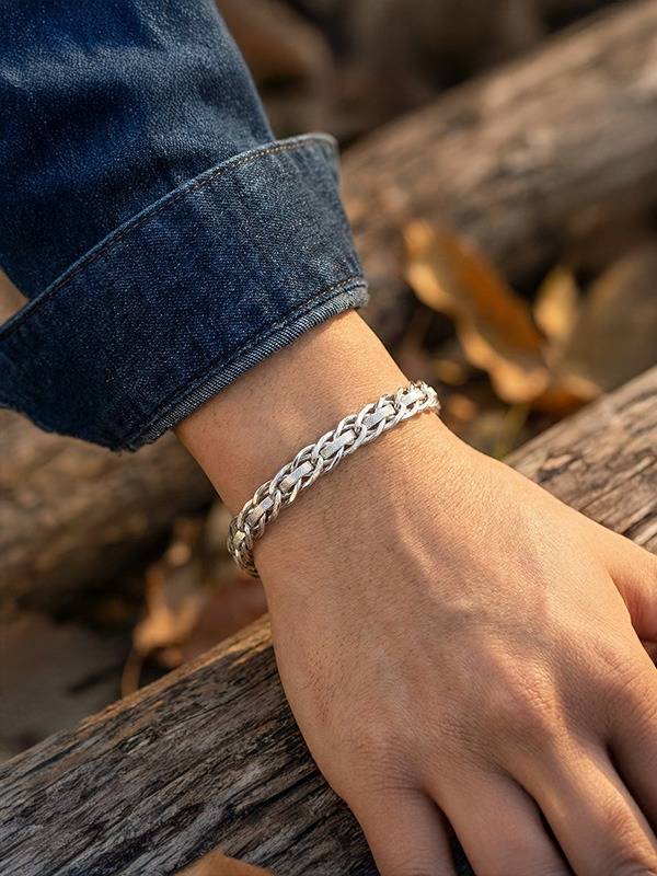Designer Chain Bracelet For Men : BHBR2100S8HISL