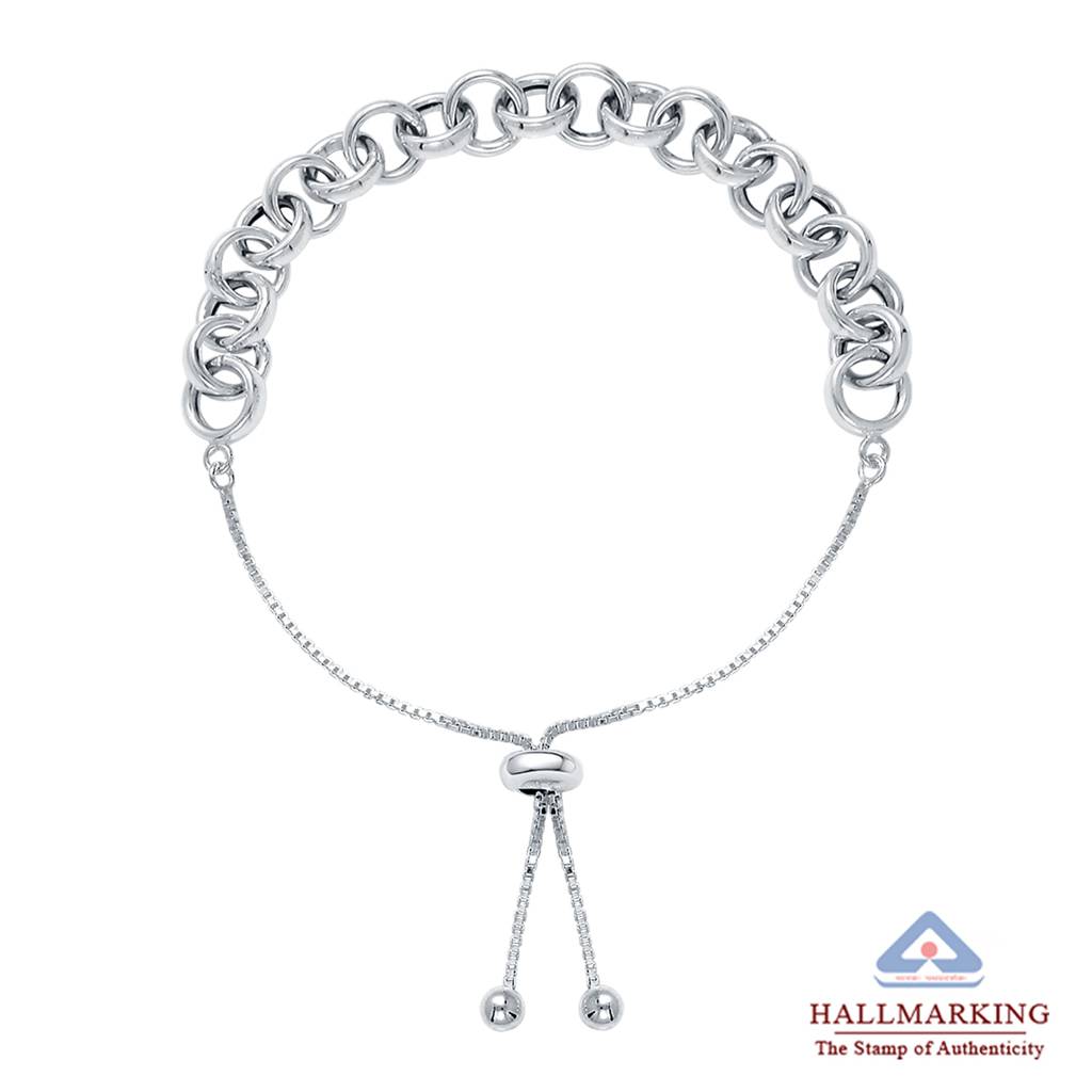Rolo Link Sliding Bolo Bracelet : BHBR326SL