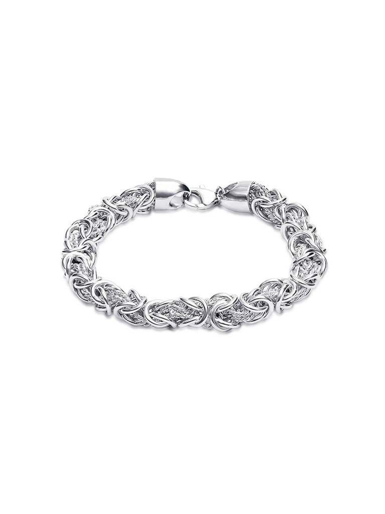 Byzantine Chain Bracelet For Men : BHBR546S8HISL