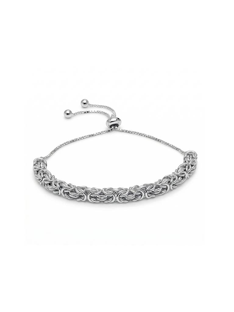 Byzantine Bolo Bracelet : BHBR679SL