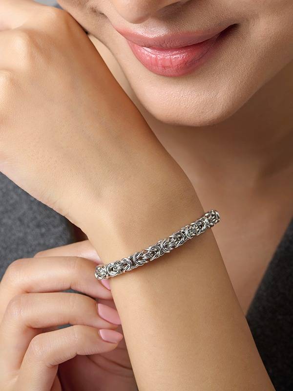 Byzantine Bolo Bracelet : BHBR679SL