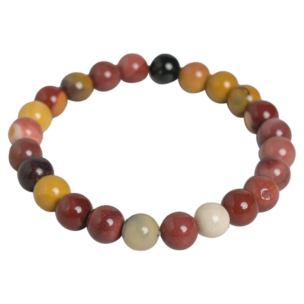 Mookaite Jasper Healing Gemstone Bracelet : MOOKAITE-BRACELET