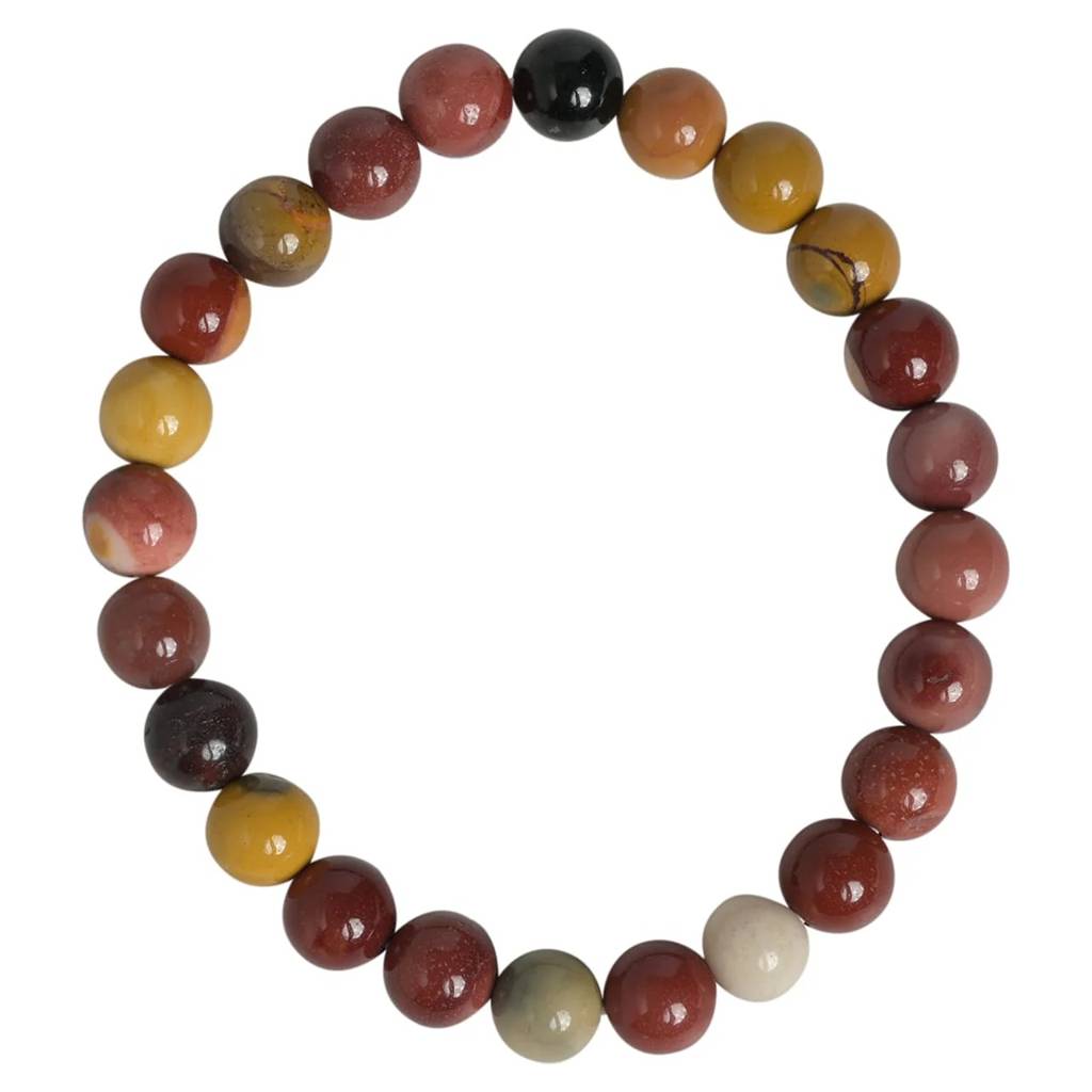Mookaite Jasper Healing Gemstone Bracelet : MOOKAITE-BRACELET