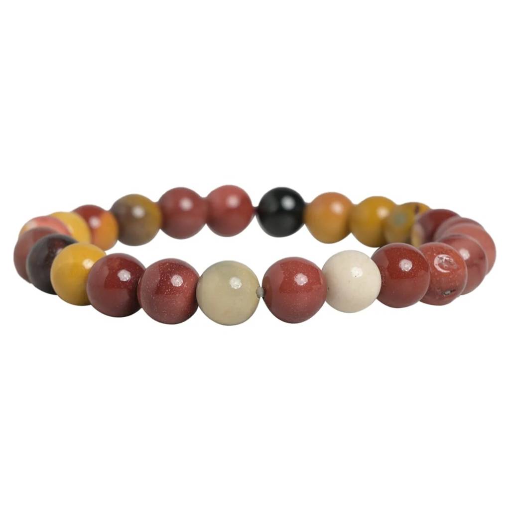 Mookaite Jasper Healing Gemstone Bracelet : MOOKAITE-BRACELET