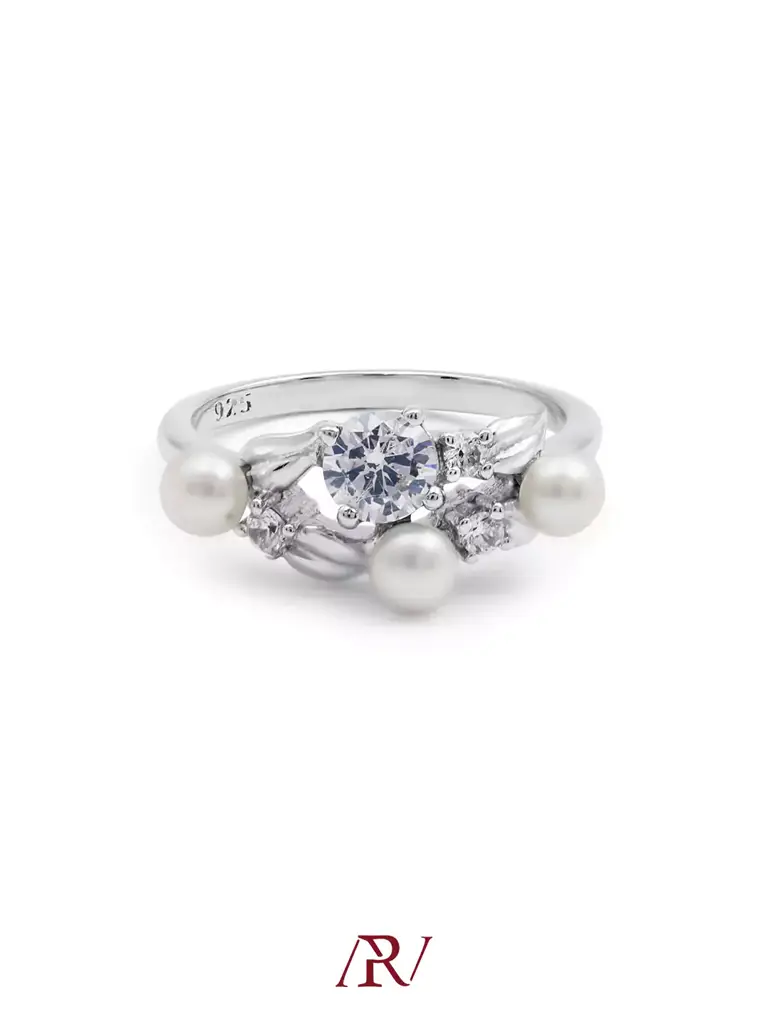 Blooming Pearl Ring : ARV-RI-035