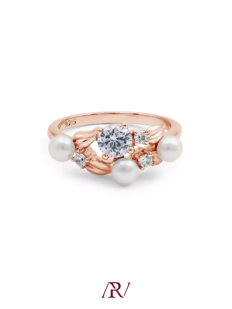 Blooming Pearl Ring : ARV-RI-035