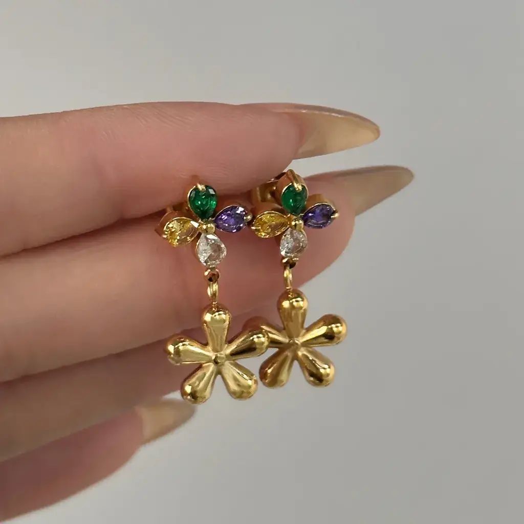 Bloom Pop Earrings : TE163