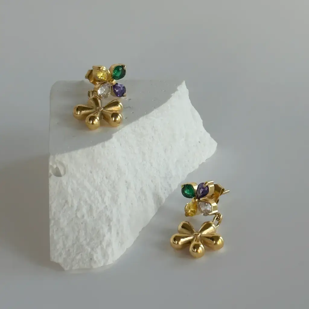 Bloom Pop Earrings : TE163