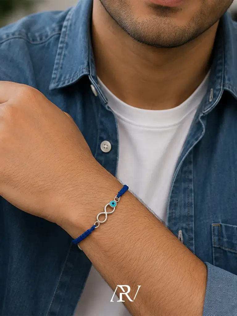 Blue Evil Eye Rakhi : ARV-RKH-014