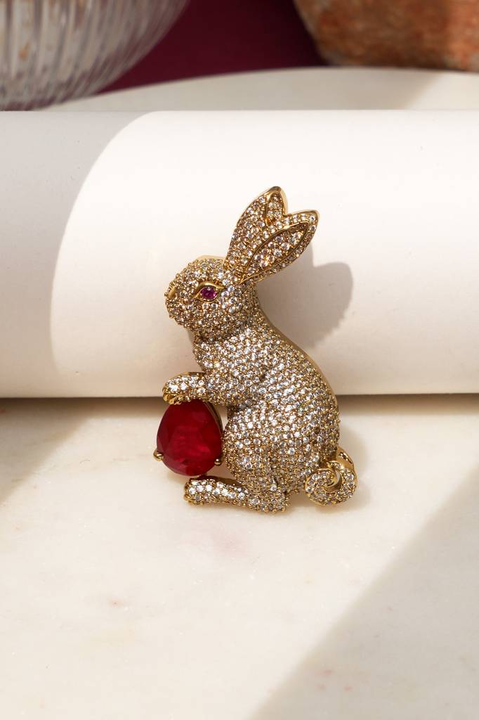 Bunny Bliss Brooch : BP-BR-923