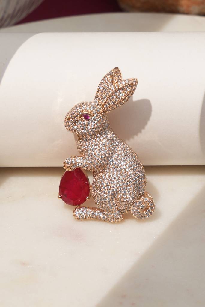 Bunny Bliss Brooch : BP-BR-927