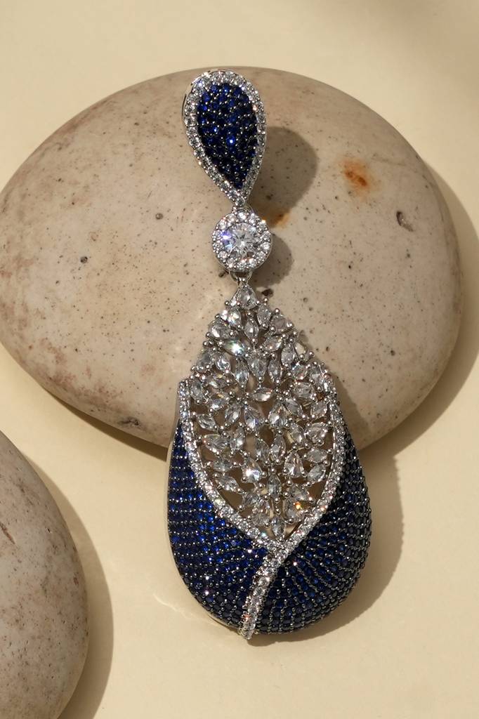 Luxury American Diamond Cocktail Earrings : BP-ER-1119