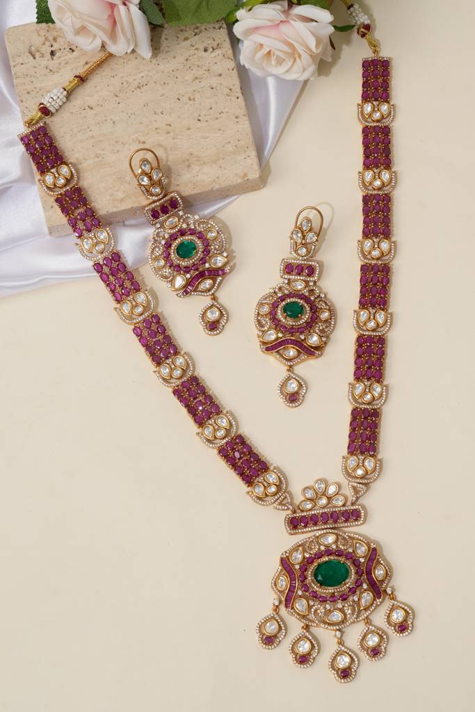 Maharani Heritage Kundan Rani Haar : BP-NK-1212
