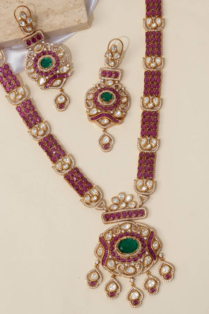 Maharani Heritage Kundan Rani Haar : BP-NK-1212