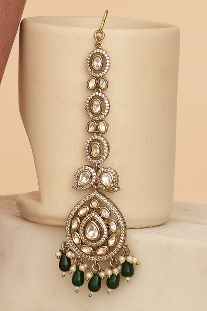 Royal Polki Kundan Layered Rani Haar : BP-NK-1298