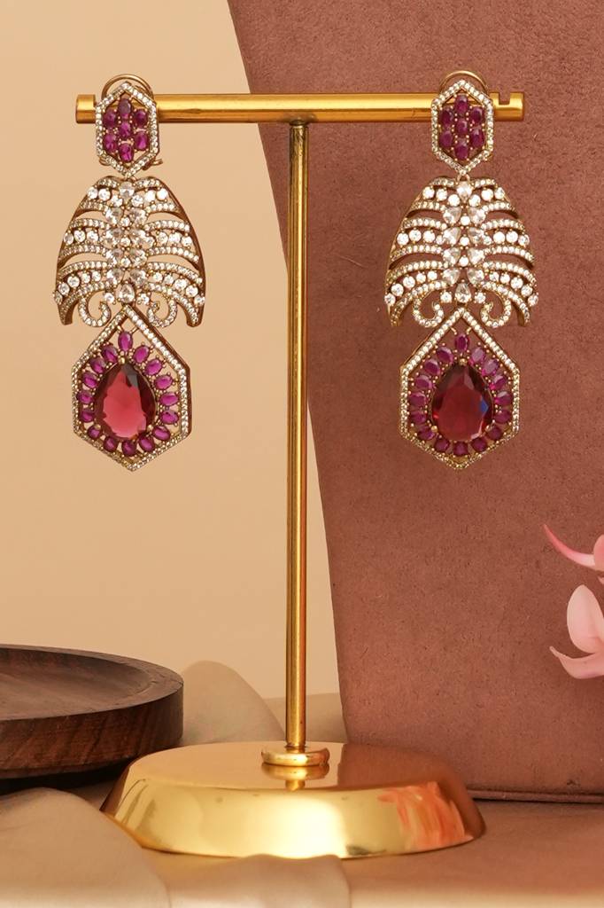 Royal Ruby  Designer Kundan Set : BP-NK-1303