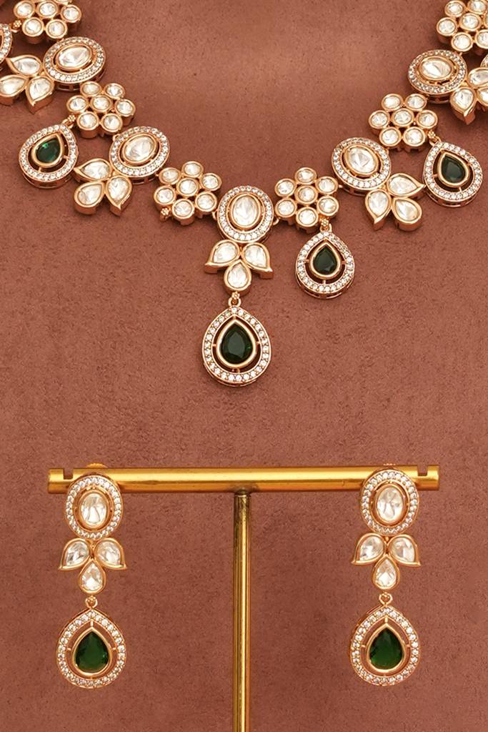 Royal Gold Look Designer Kundan Set : BP-NK-1304