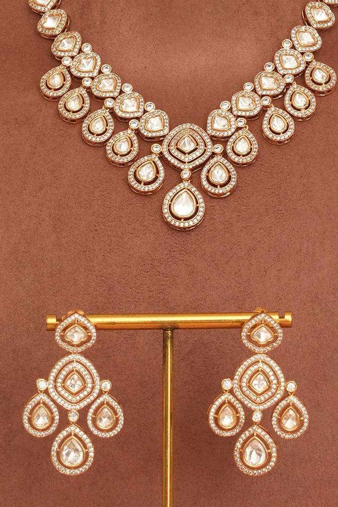 Statement Designer Kundan Necklace Set : BP-NK-1309