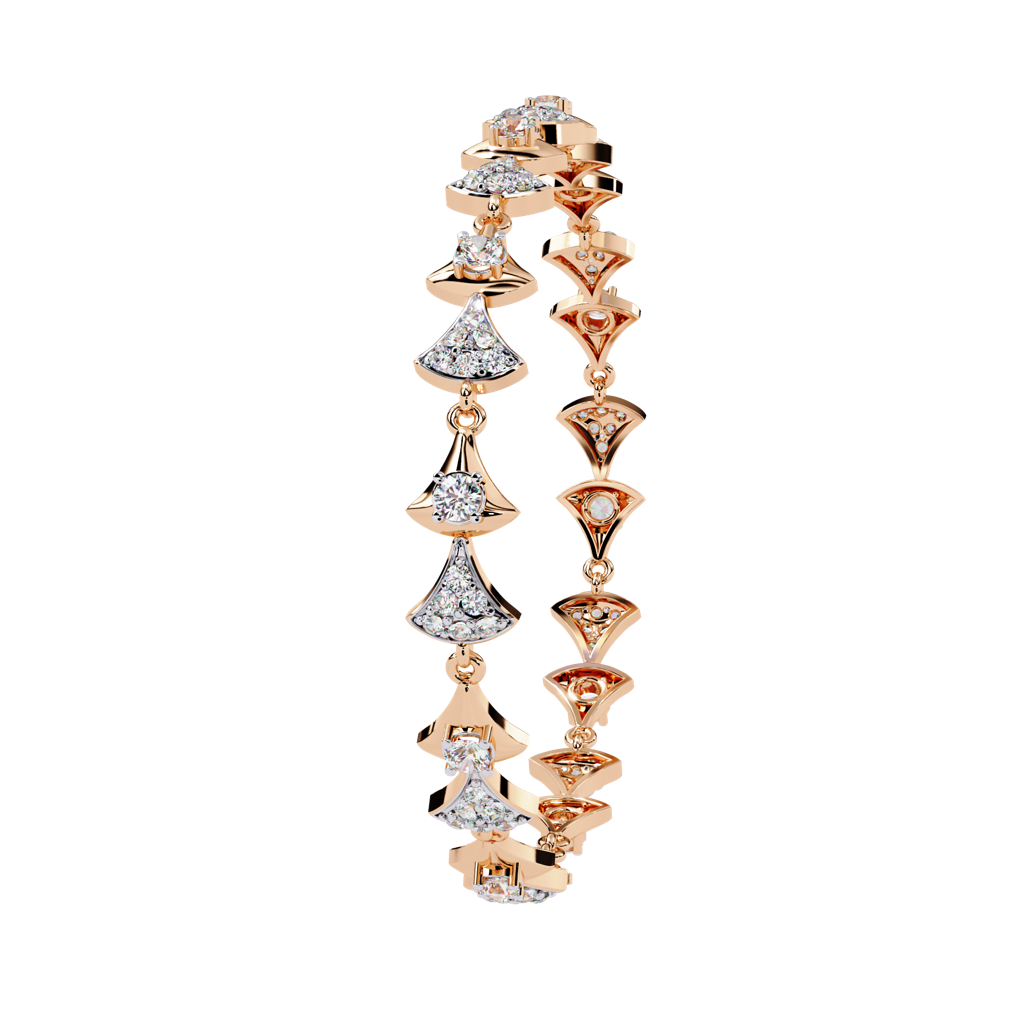 1.26Ct Round Lab Grown Diamond Tennis Bracelet : ZY-008