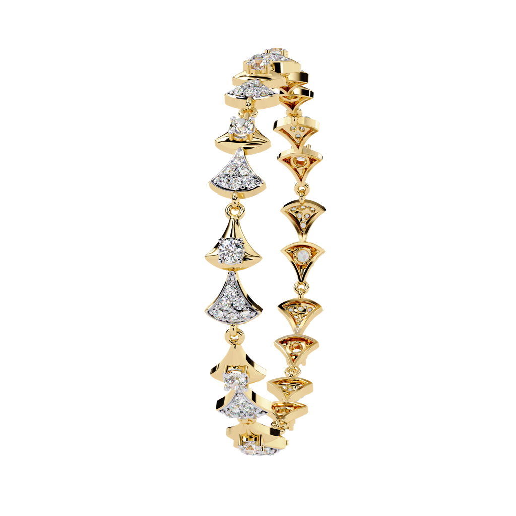1.26Ct Round Lab Grown Diamond Tennis Bracelet : ZY-008