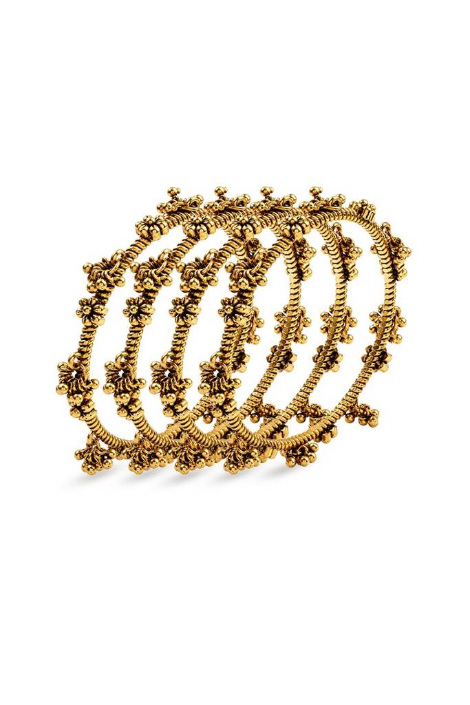 Thanjavur Antique Bangle Set Of 4 : PR-247B