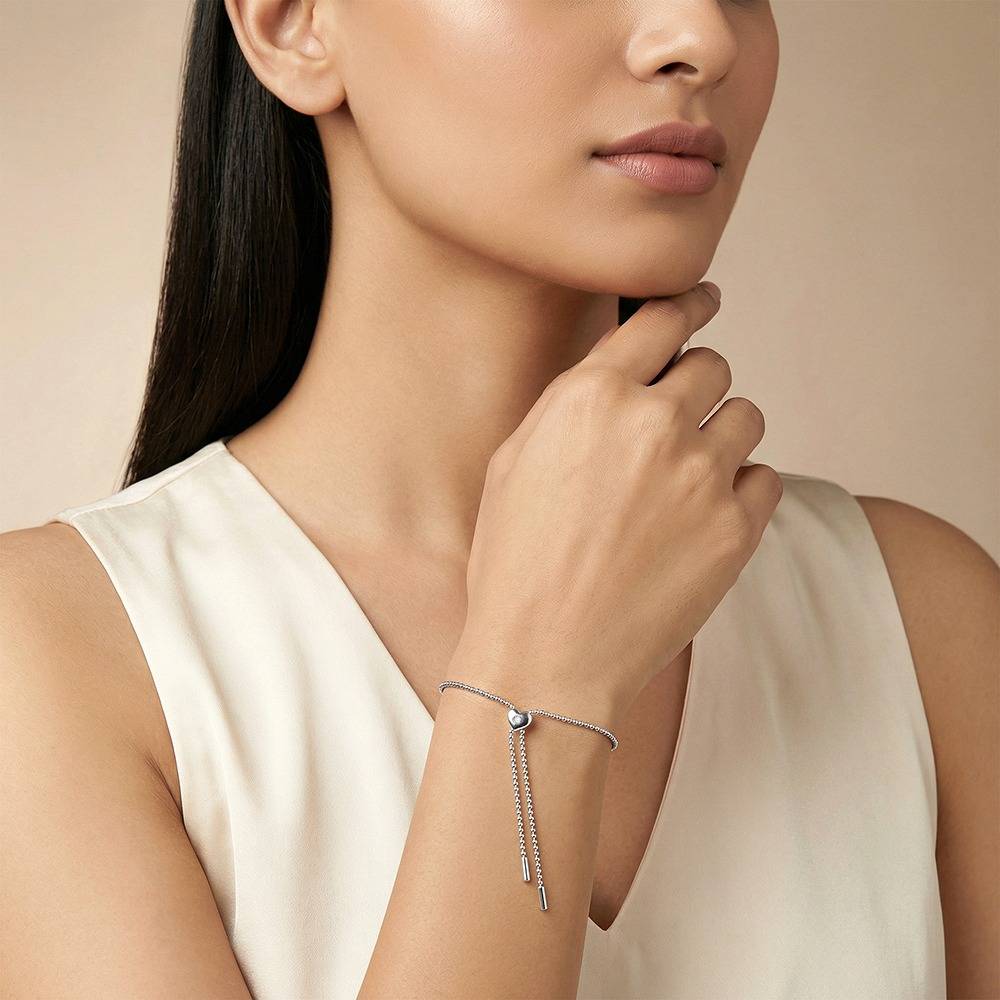 925 Silver Carina Bracelet|Gifts For Women And Girls | With Certificate Of Authenticity And 925 Stamp | 6 Months War : BR01487