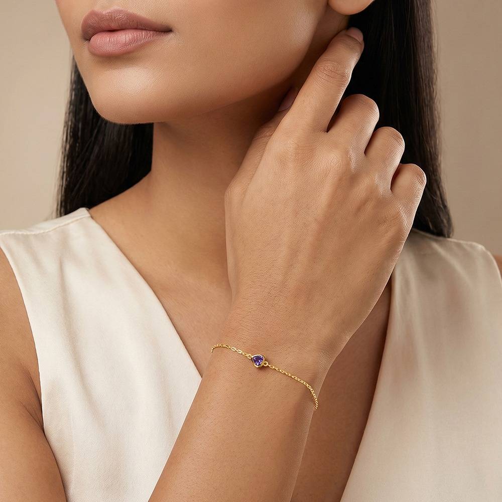 925 Silver Golden Divine Amour Bracelet|Gifts For Women And Girls | With Certificate Of Authenticity And 925 Stamp | : BR01488