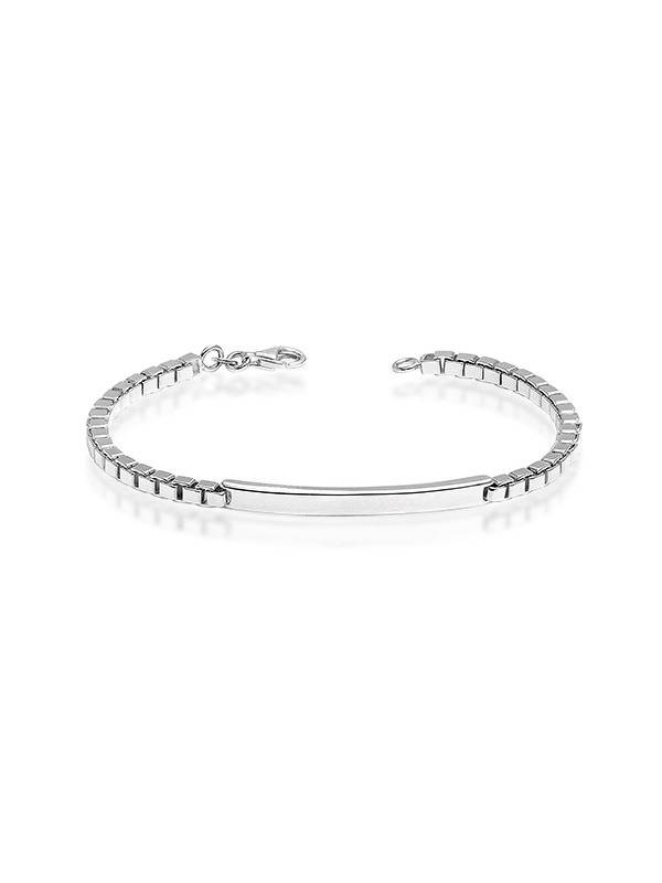 Id Bar Box Chain Bracelet For Men : BR107730S8HISL